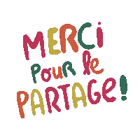 Thanks Merci Sticker