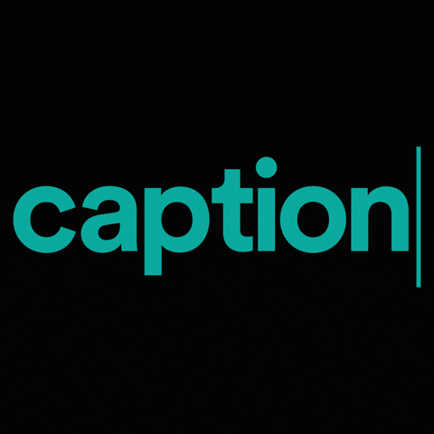 captionagency caption caption logo GIF