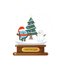 Happy Merry Christmas Sticker by Partipost