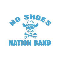 No Shoes Nation Sticker by Moonshine Alley