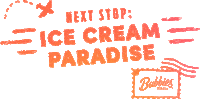 Ice Cream Take The Trip Sticker by Bubbies Mochi Ice Cream