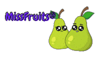 Pear Sticker by Efecantarim