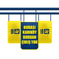 No Way Out Flag Sticker by Fenerium