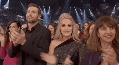 carrie underwood applause GIF by Academy of Country Music Awards