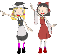 Dance Touhouproject Sticker
