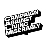 Campaign Against Living Miserably Sticker by CALM