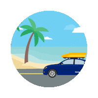 summer depart Sticker by Norauto