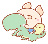 Dinosaur 新年 GIF by BREAD TREE