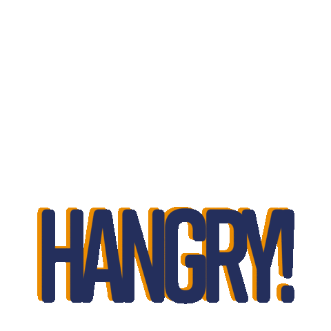 Hungry Orange Sticker by Jaffa Cakes Official