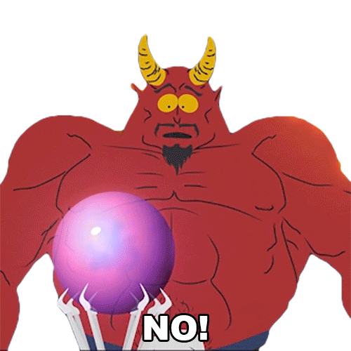 Oh No Satan Sticker by South Park