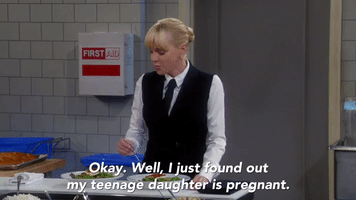 season 1 a pee stick and an asian raccoon GIF by mom