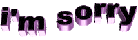 Sorry Pink Sticker by AnimatedText