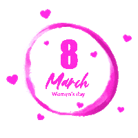 Women International Womens Day Sticker