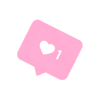 bitchyclub heart girl pink like Sticker