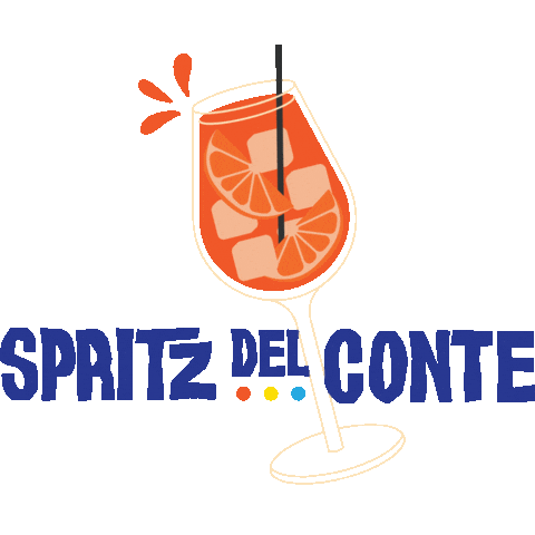 Cheers Drinks Sticker by Spritz Del Conte