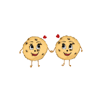 privatewann love couple valentines cookie Sticker