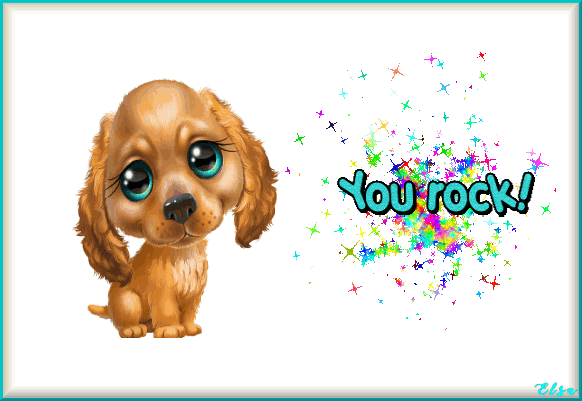 Animated Card You Rock GIF