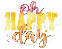 Happy Day Sticker by TK Lettering