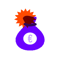 Younited-Credit money rich treasure dollars Sticker