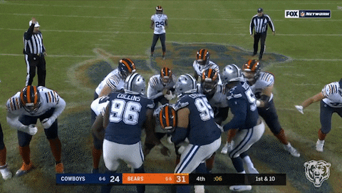 Excited Da Bears GIF by Chicago Bears