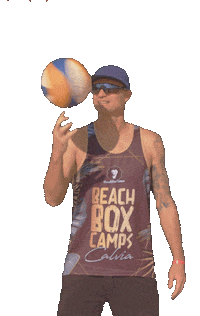 Summer Beachvolley Sticker by beachboxcamps.com