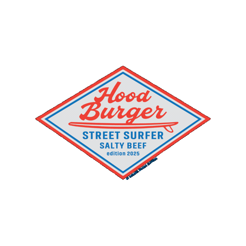 Special Edition Street Surfer Sticker by Hood Burger