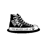 Dogs Sneaker Sticker by FenwayBark