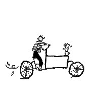 Coffee Bike Sticker by Ernie