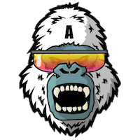 Gorillalpha yeti pre workout gorillalpha gorilla alpha Sticker