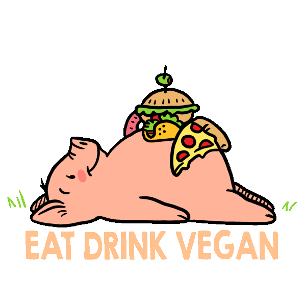 vegan eating Sticker by Alba Paris