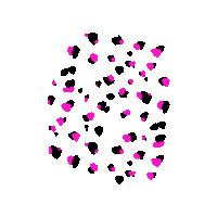 Leopard Print Pattern Sticker by Cameron B. Carson LLC