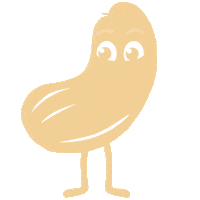 Vegan Nut Sticker by Naughty Nuts