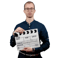 Climber Clapperboard Sticker by HunkyProduction