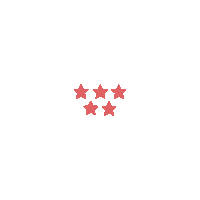 scrunchsocial rainbow stars review five stars Sticker