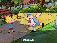 hey arnold nick splat GIF