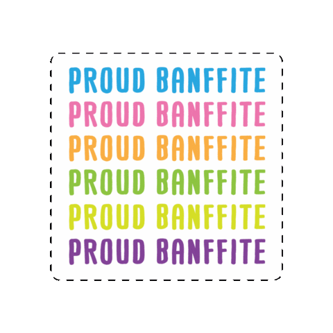 BanffPride giphygifmaker pride loveislove banff Sticker