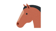 emojivid animals emoji emojivid horseface Sticker