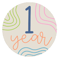 1 Year Baby Sticker
