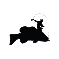 Bass Fishing Sticker by SchultzOutfitters