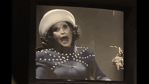 ggreeneva giphygifmaker snl saturday night live bette davis GIF