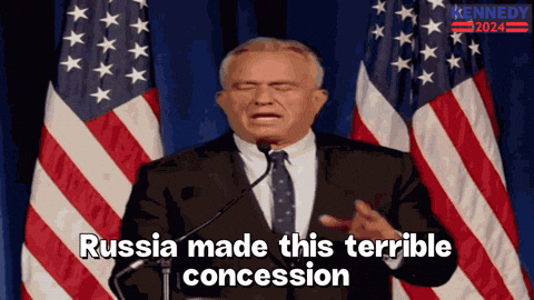 Russia Concession GIF by Team Kennedy