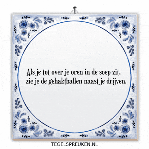 Nl Doorzetten GIF by Tegelspreuken.nl