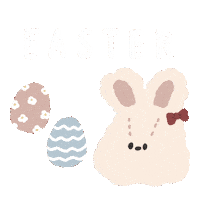 Rabbit Easter Sticker