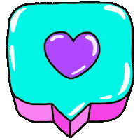 Heart Beat Love Sticker by BOMBONATOR_WOLPH