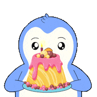 Happy Birthday Sticker by Pudgy Penguins