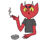ElkanayaTatu anime animated smoke weed Sticker