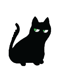 Cat Carl Sticker by AforArcade