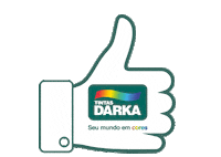 tintasdarka like pintura decoracao transparente Sticker