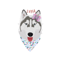 Dog Luna Sticker