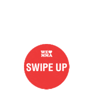 slide swipe Sticker by We love MMA